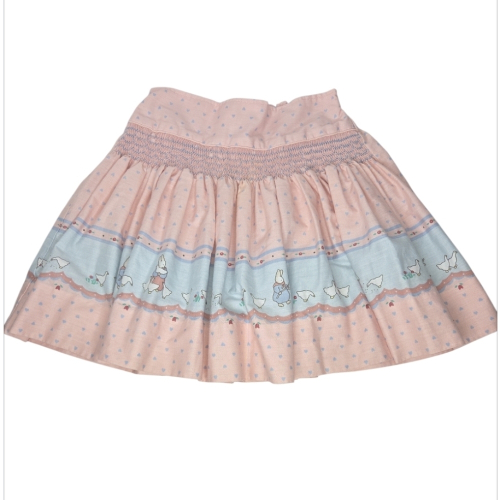 Daisy Kingdom Vintage Handmade Smocked Girl's Skirt